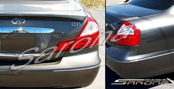 Custom Infiniti Q45 Trunk Wing  Sedan (2002 - 2005) - $290.00 (Manufacturer Sarona, Part #IF-017-TW)